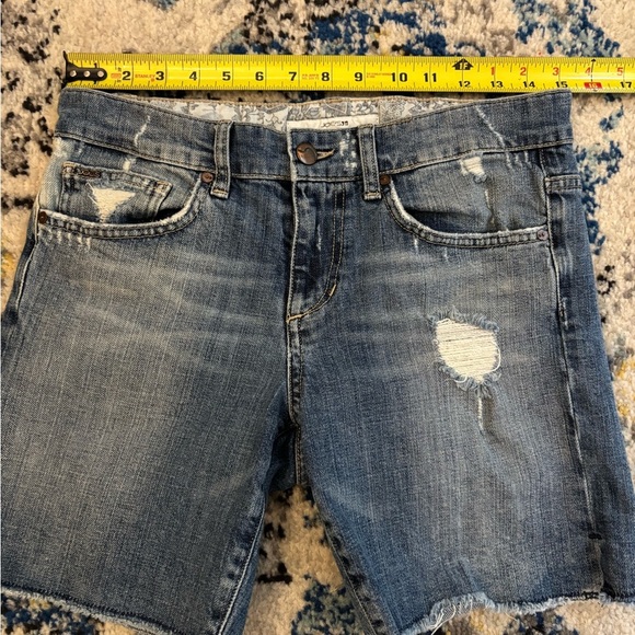 Joe's Jeans Blue Denim Cutoff Shorts - Picture 5 of 8